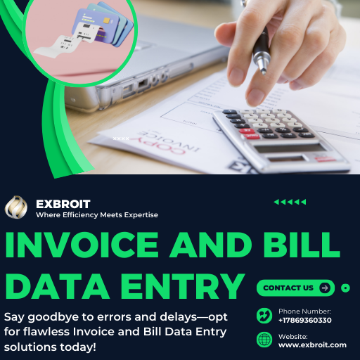 Invoice And Bill Data Entry Service